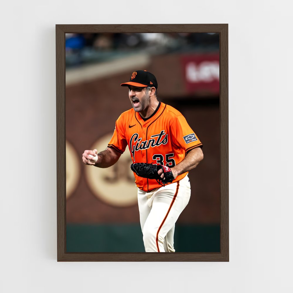 Poster Justin verlander – affiche Baseball (vue 5)